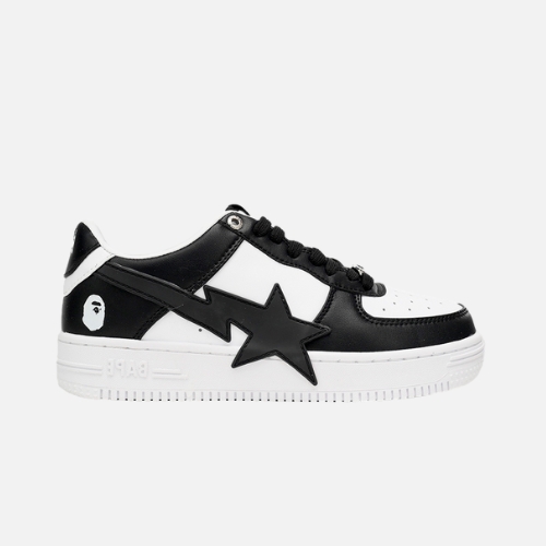 Bape STA Low Black And White Star