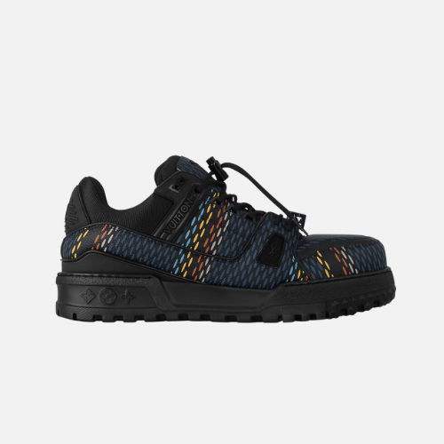 LV Trainer Maxi – Black Leaky - 42