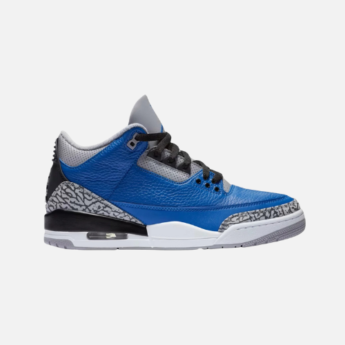 Air Jordan 3- Varsity Royal Cement - 43
