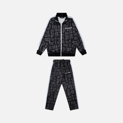 Palm Angels Monogram Tracksuit Black - L