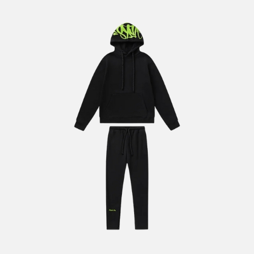 Syna World Black Green Tracksuit - XL