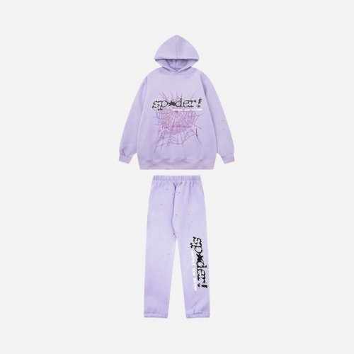 Sp5der Tracksuit Purple - M