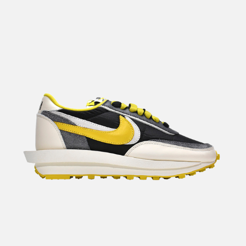 Sacai x Nike LDWaffle Black and Bright Citron - 41