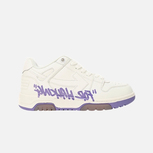 Off White Out Of Office-White Purple Printing - 43