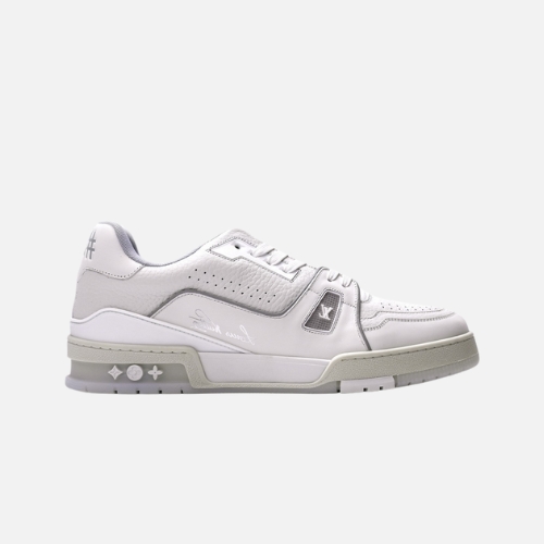 Louis Vuitton Trainer- White Litchi Pattern - 39