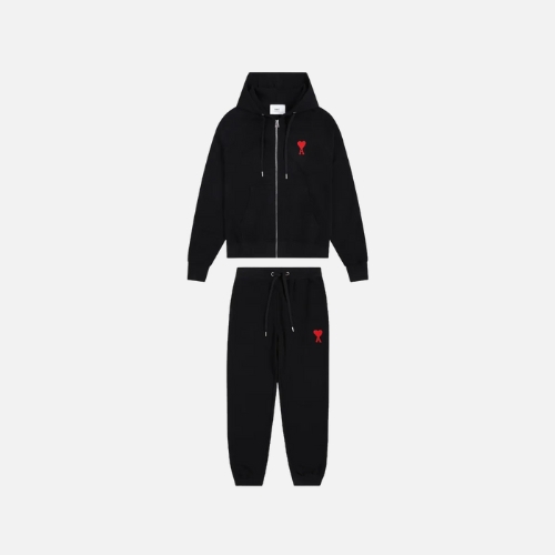Ami Tracksuit Black - XXL