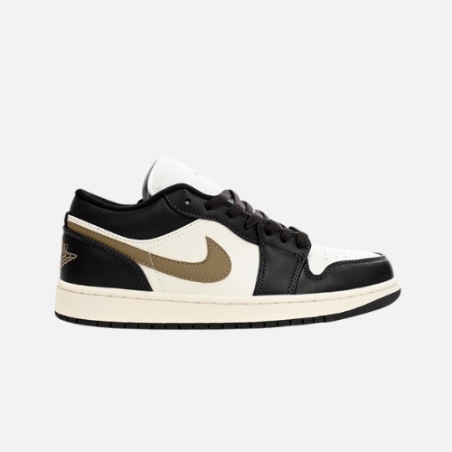 Air Jordan 1 Low- Black And White Brown - 39