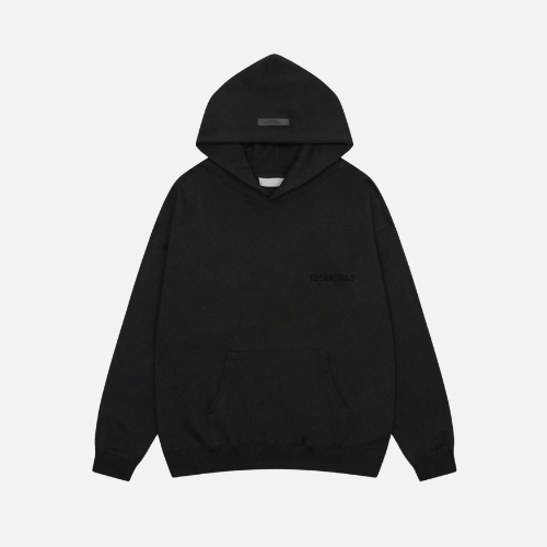 Essentials Fear of God Hoodie Black - L